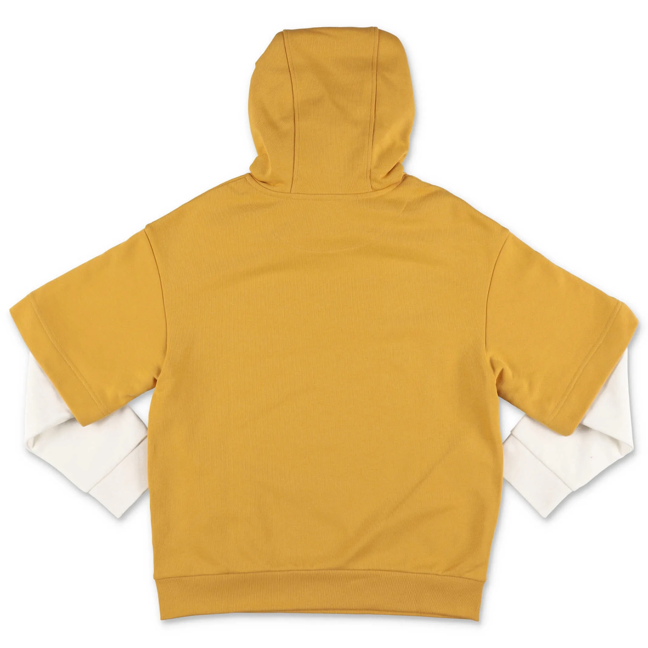 Fendi Kids Logo Embossed Layered Hoodie