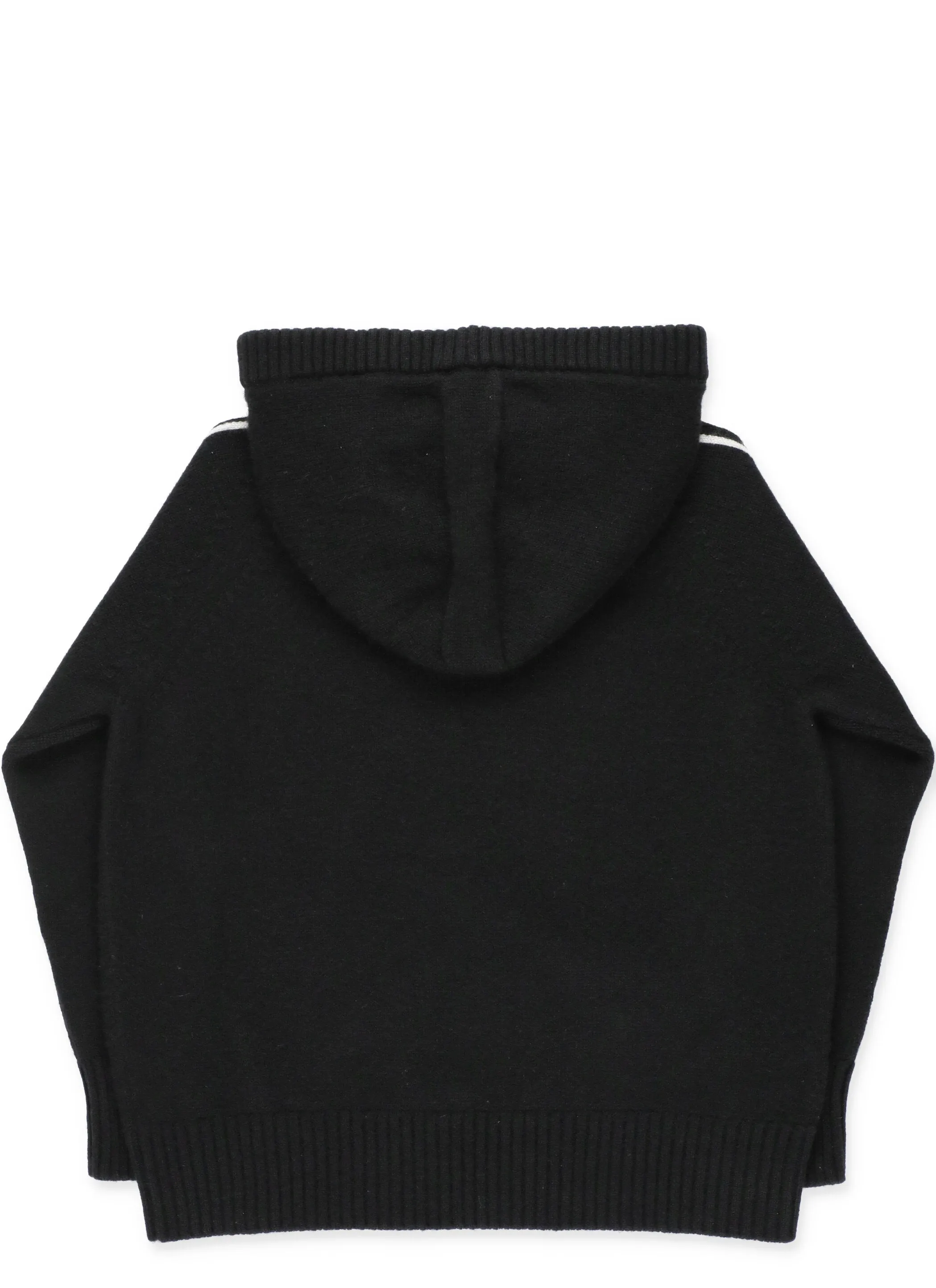 Fendi Kids Logo Intarsia Knit Hoodie