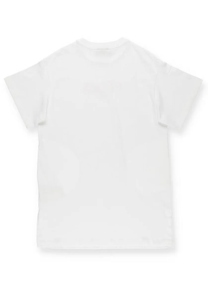 Fendi Kids Logo Print Crewneck T-Shirt