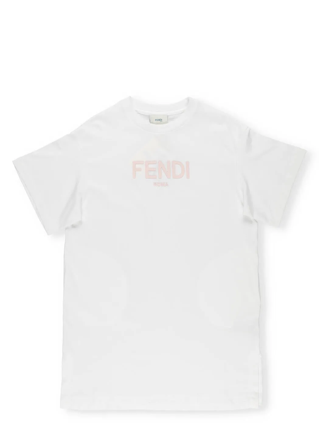 Fendi Kids Logo Print Crewneck T-Shirt