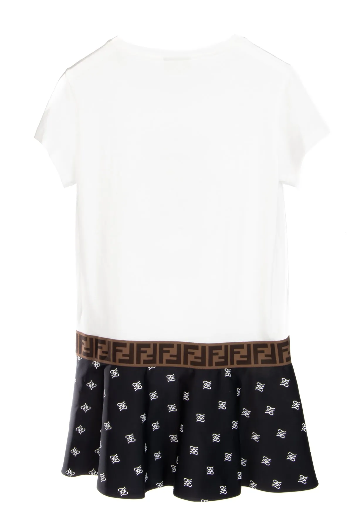 Fendi Kids Logo Printed T-Shirt Dress