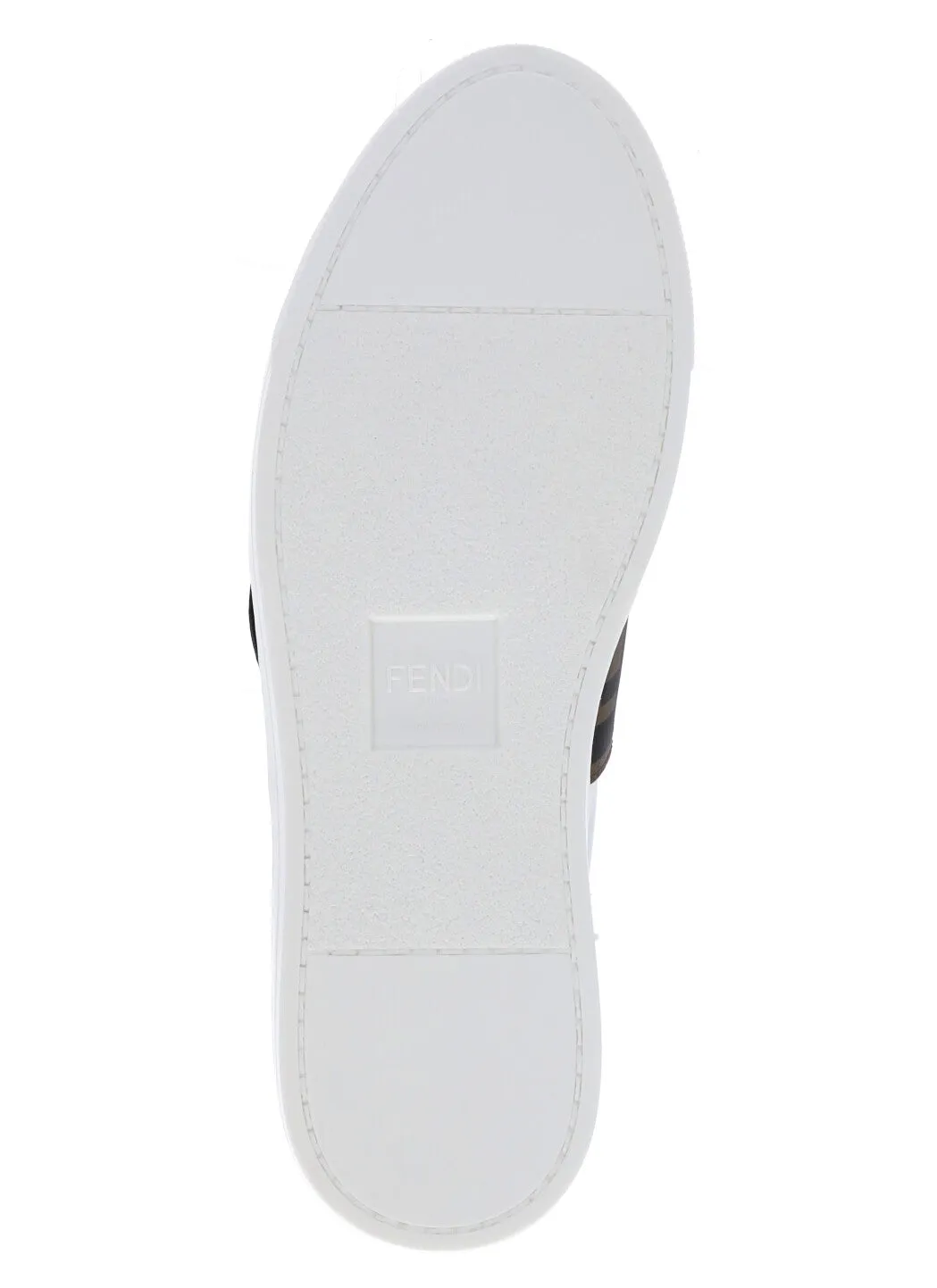 Fendi Kids Monogram Strap Sneakers