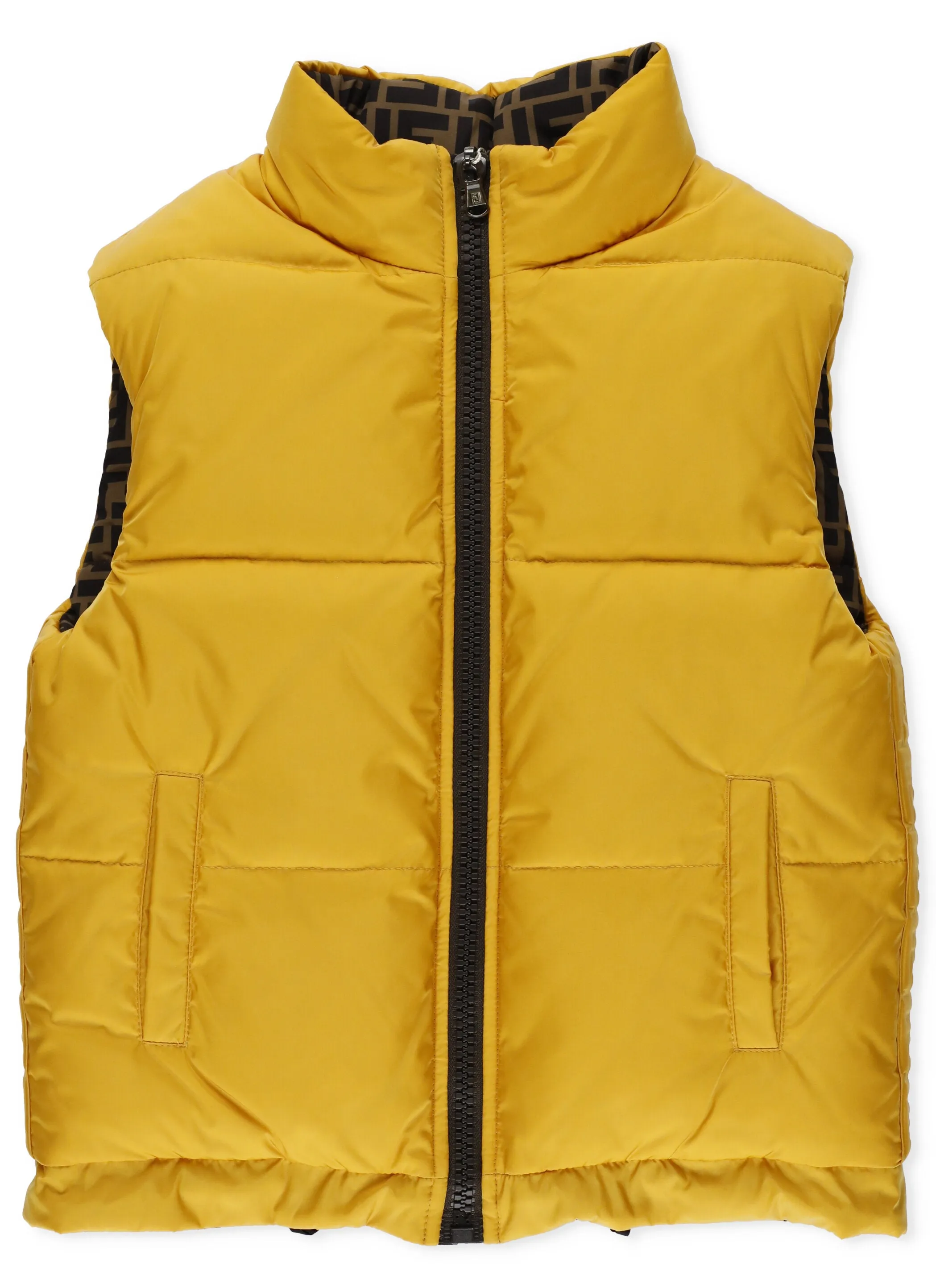 Fendi Kids Reversible FF Motif Puffer Vest