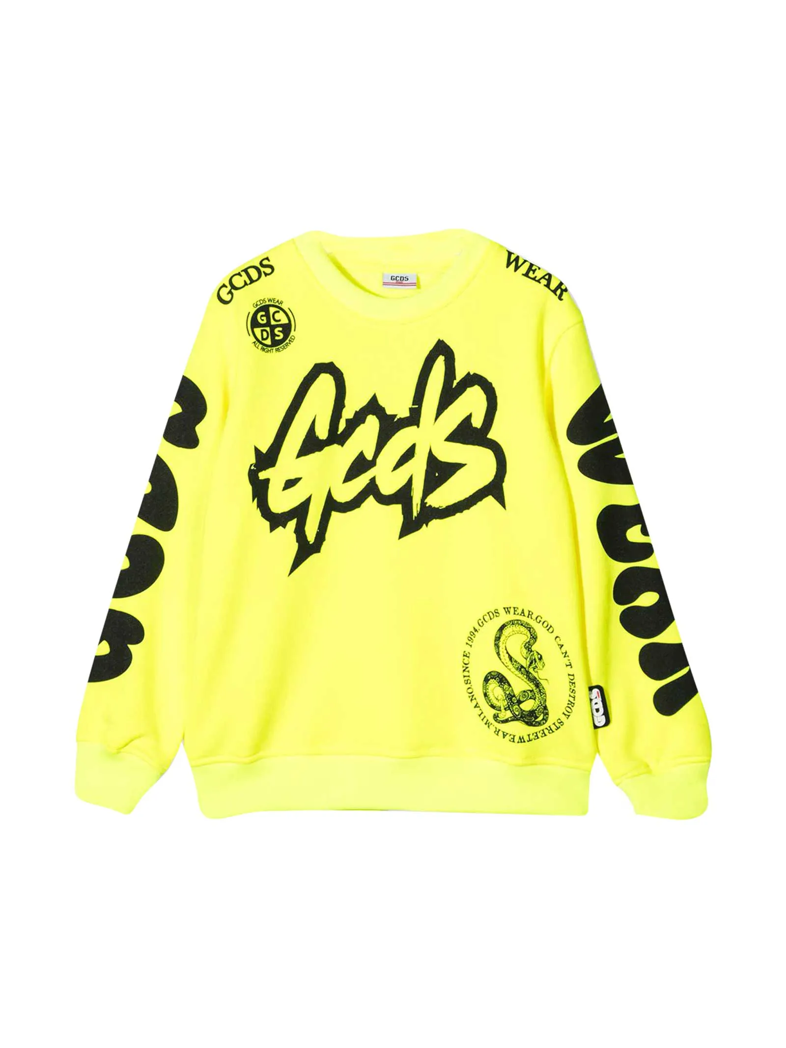 GCDS Kids Graphic Logo Printed Sweatshirt
