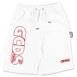 GCDS Kids Logo Embroidered Drawstring Shorts