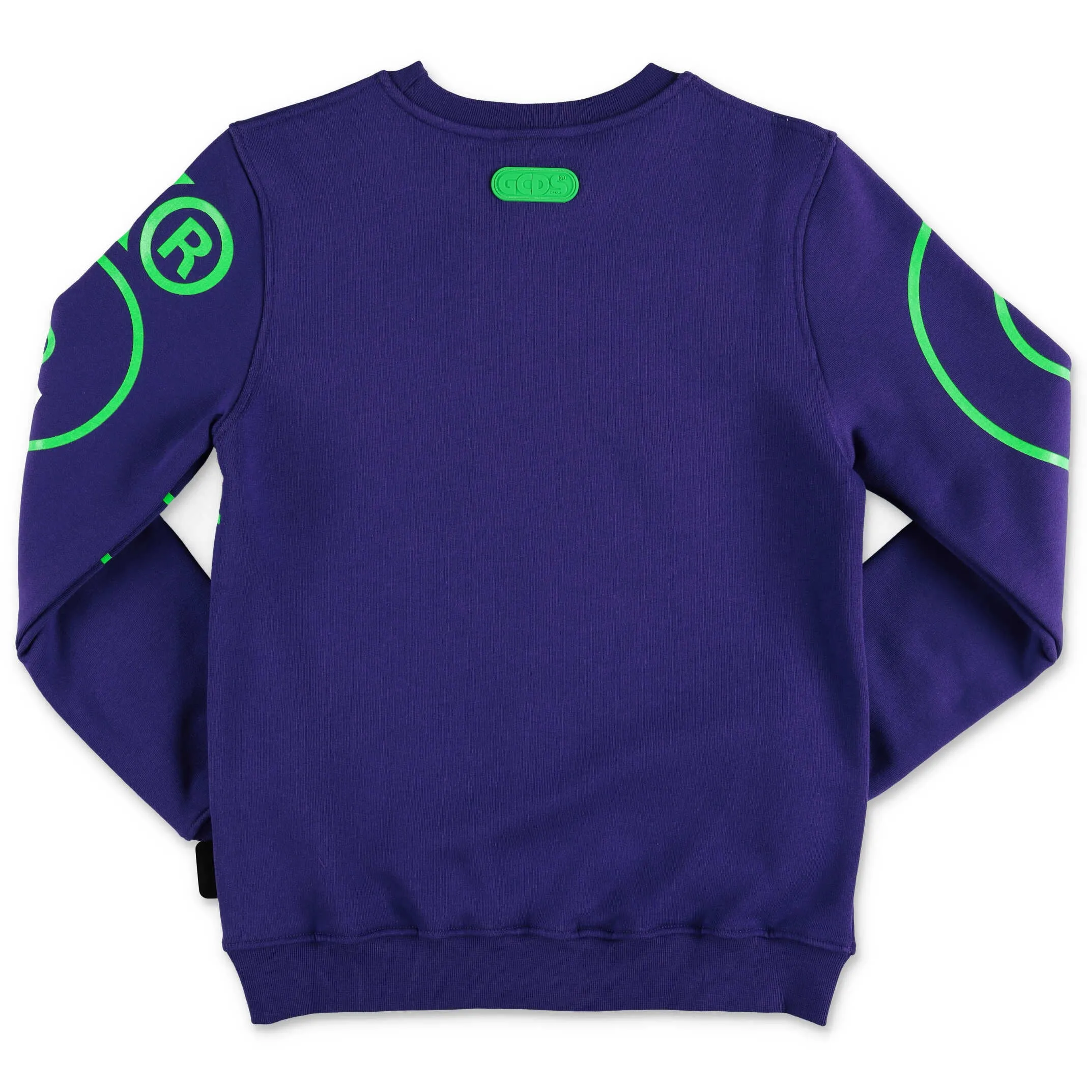 GCDS Kids Logo Print Crewneck Sweatshirt