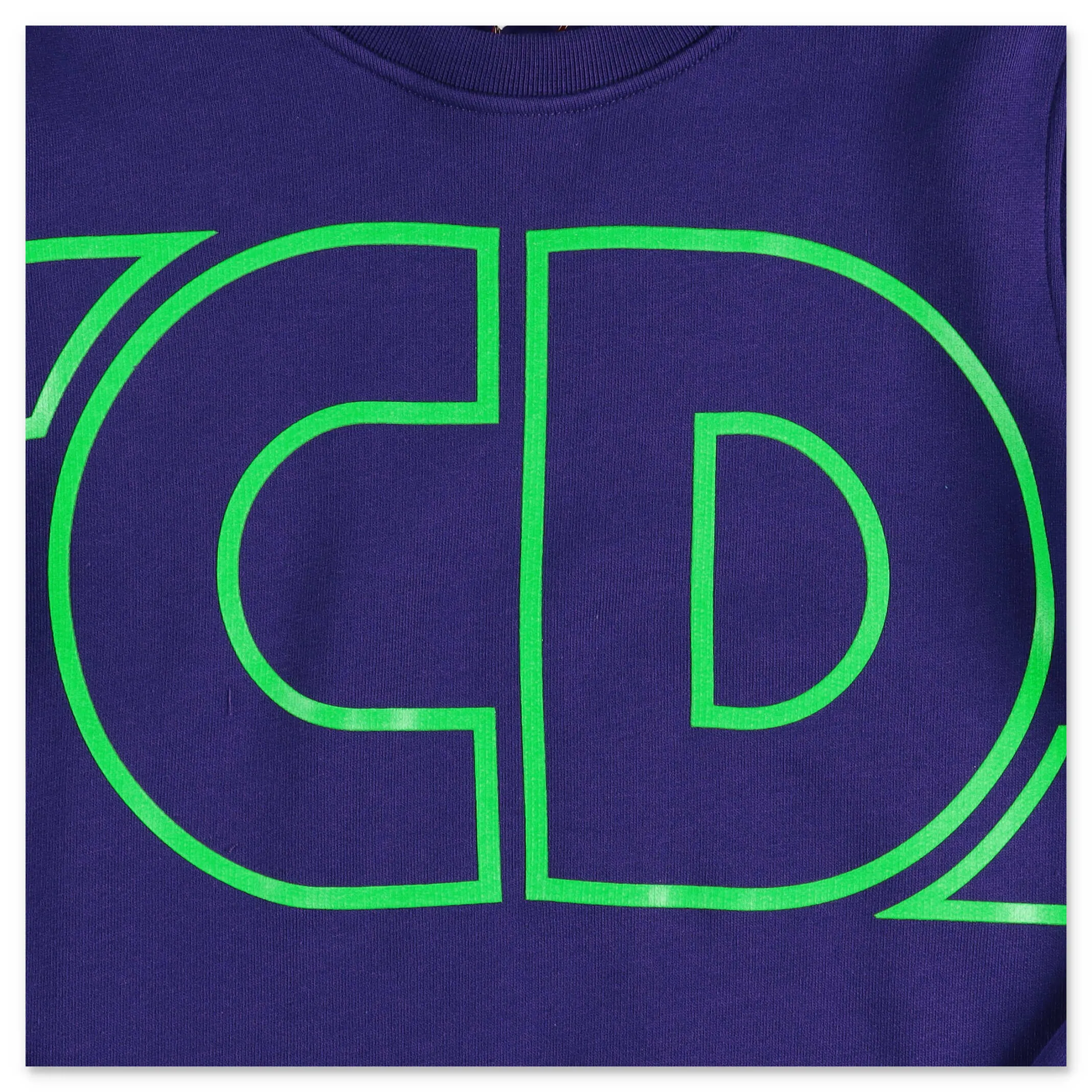 GCDS Kids Logo Print Crewneck Sweatshirt
