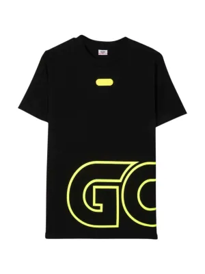 GCDS Kids Logo Print Crewneck T-Shirt