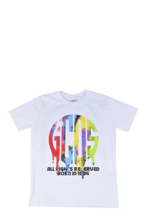 GCDS Kids Logo Printed T-Shirt