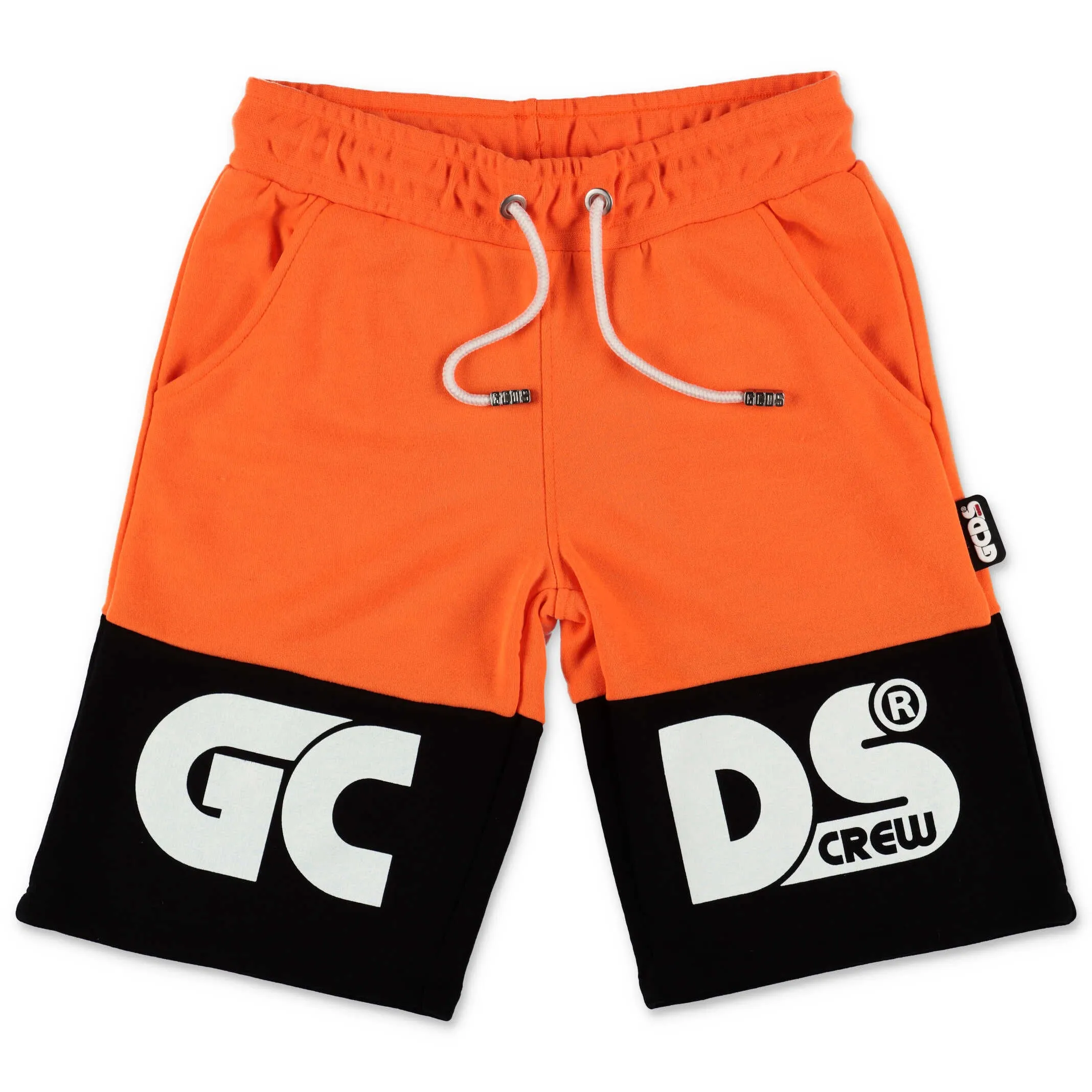 GCDS Kids Logo Printed Two-Tone Shorts