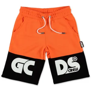GCDS Kids Logo Printed Two-Tone Shorts