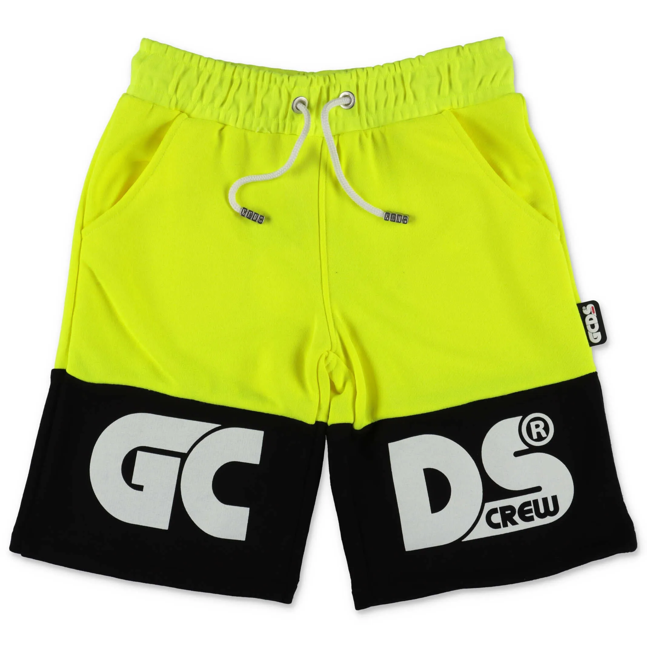 GCDS Kids Logo Printed Two-Tone Shorts