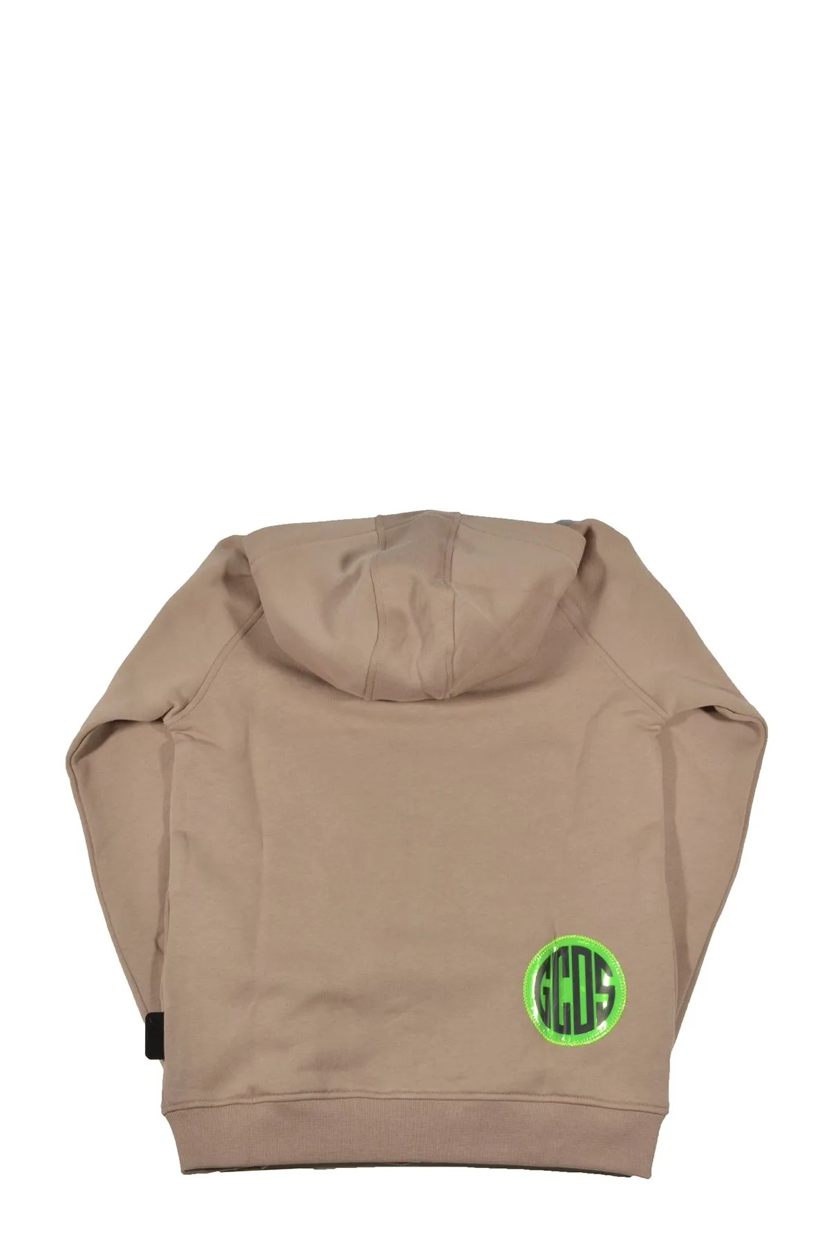 GCDS Kids Logo Printed Zip-Up Hoodie