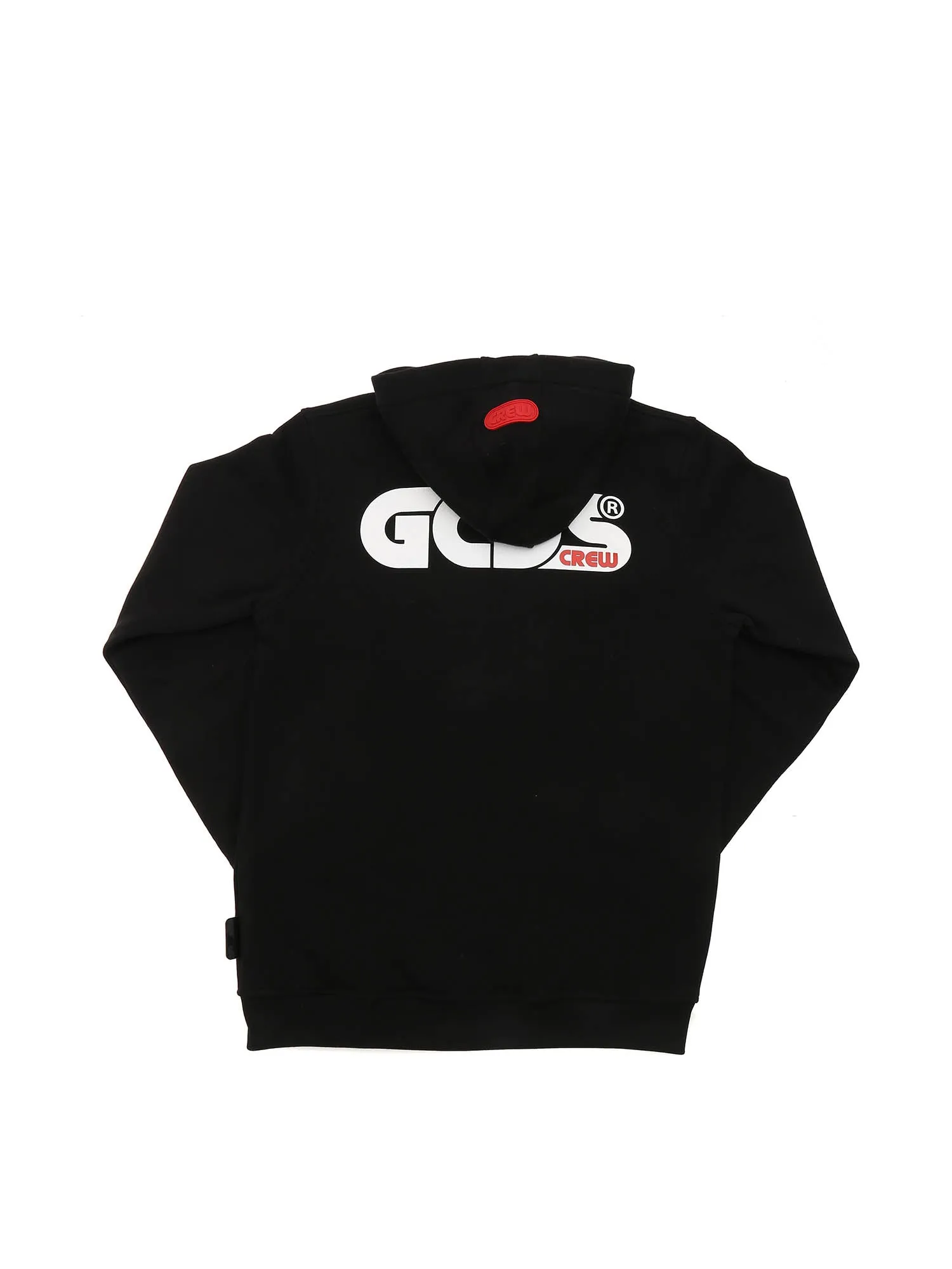 GCDS Kids Logo Printed Zip-Up Hoodie