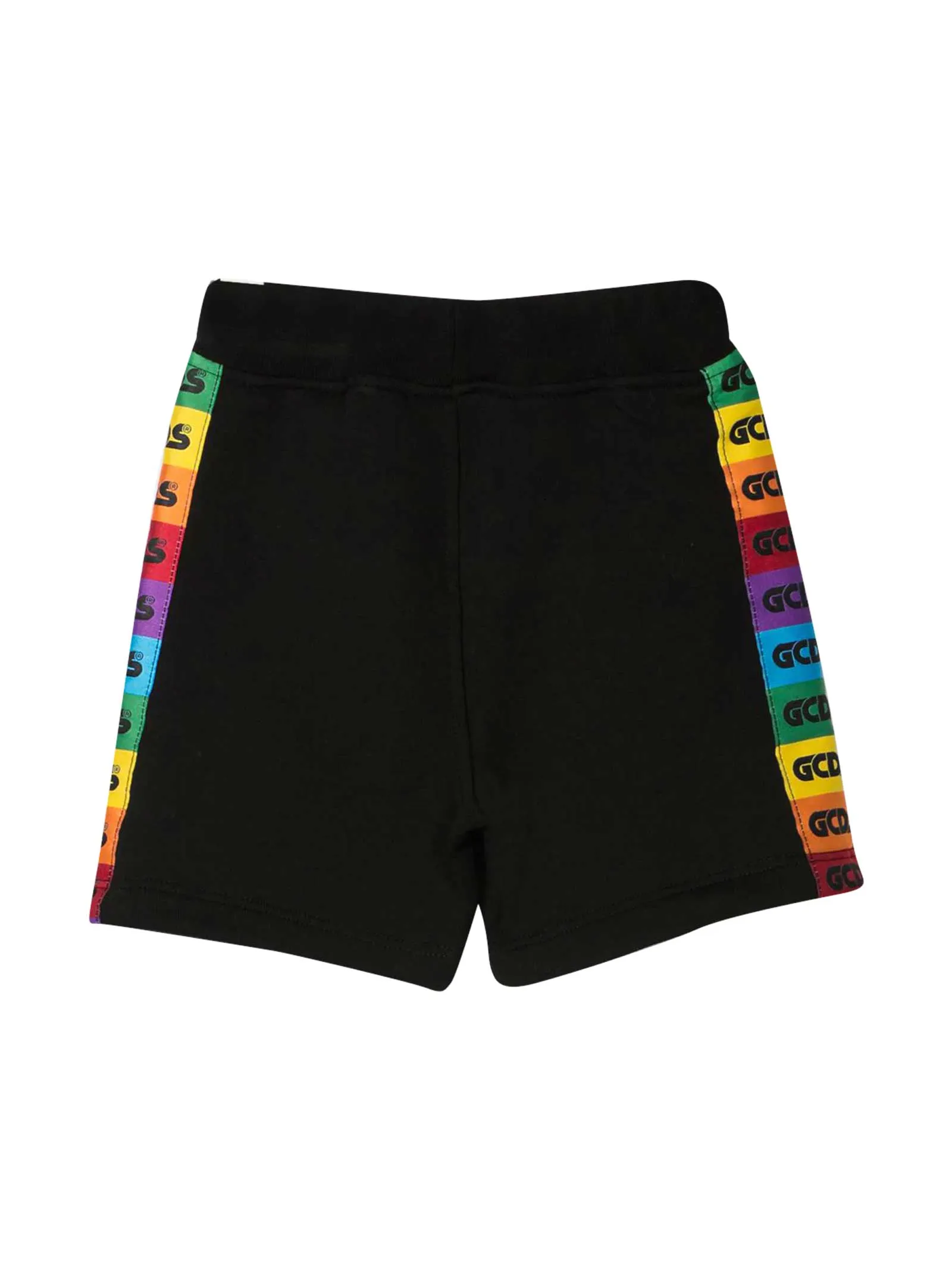 GCDS Kids Rainbow Logo Side Stripe Track Shorts