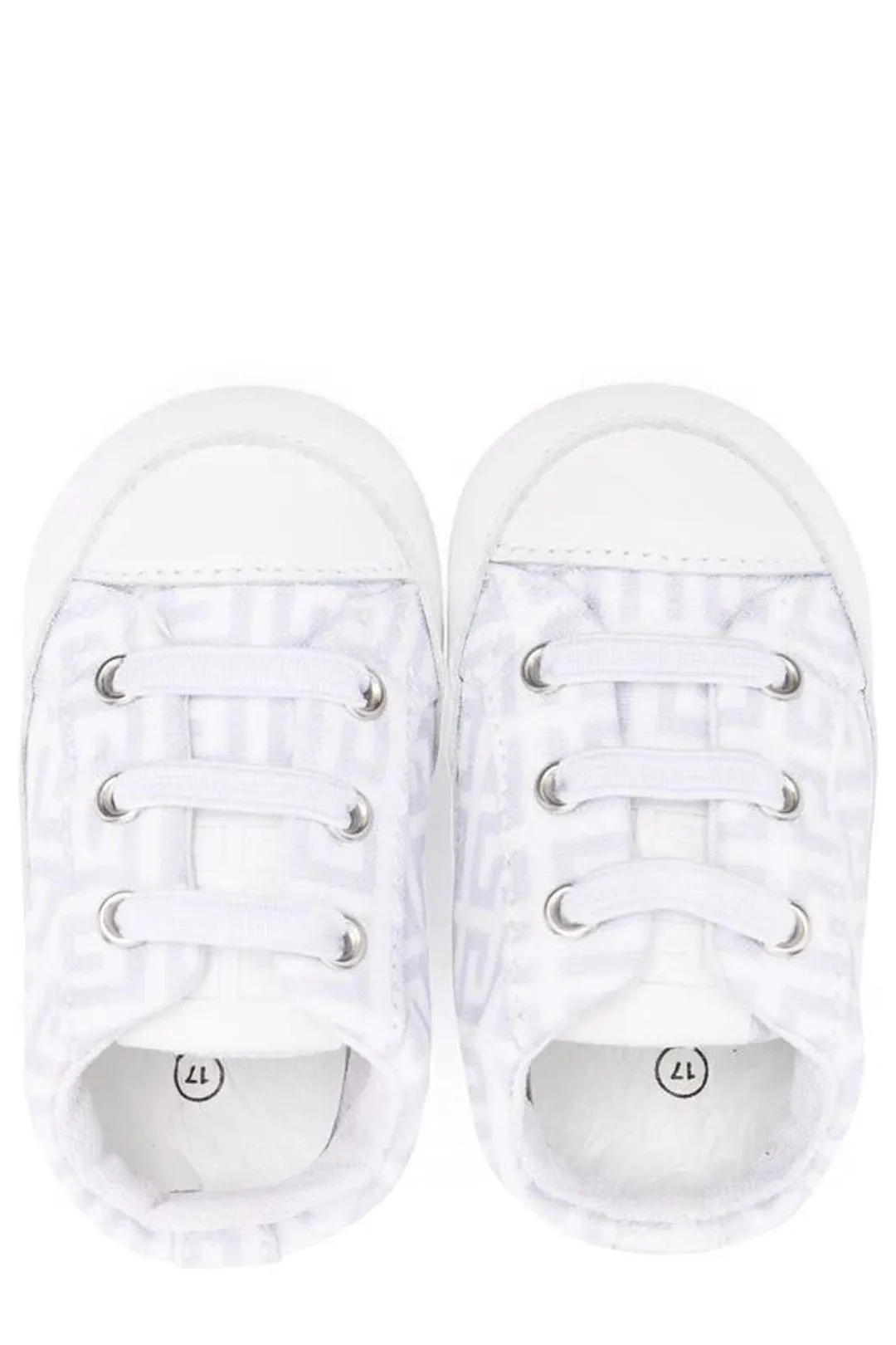 Givenchy Kids 4G Greca Pint Lace-Up Sneakers