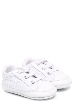 Givenchy Kids 4G Greca Pint Lace-Up Sneakers