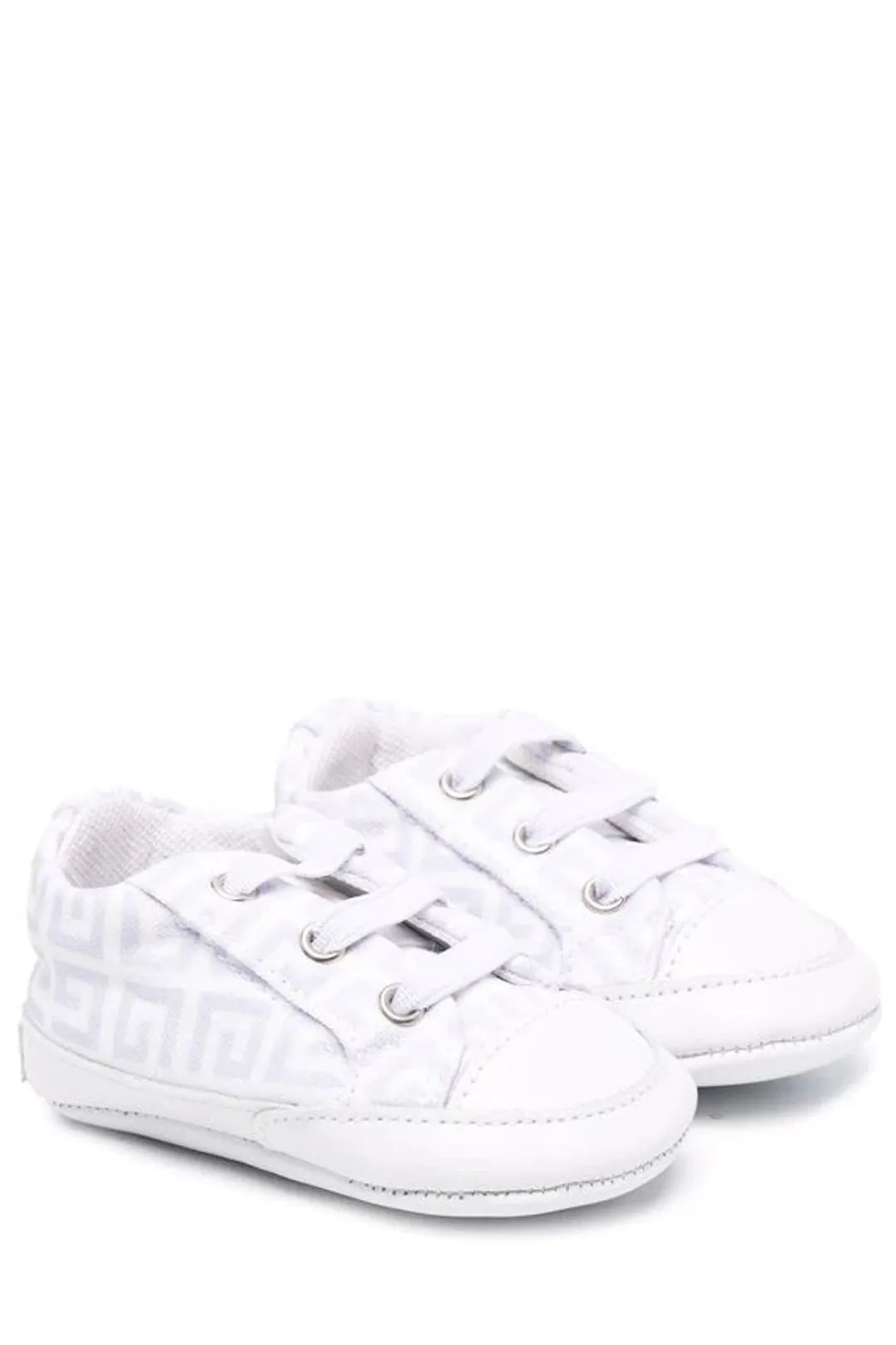 Givenchy Kids 4G Greca Pint Lace-Up Sneakers