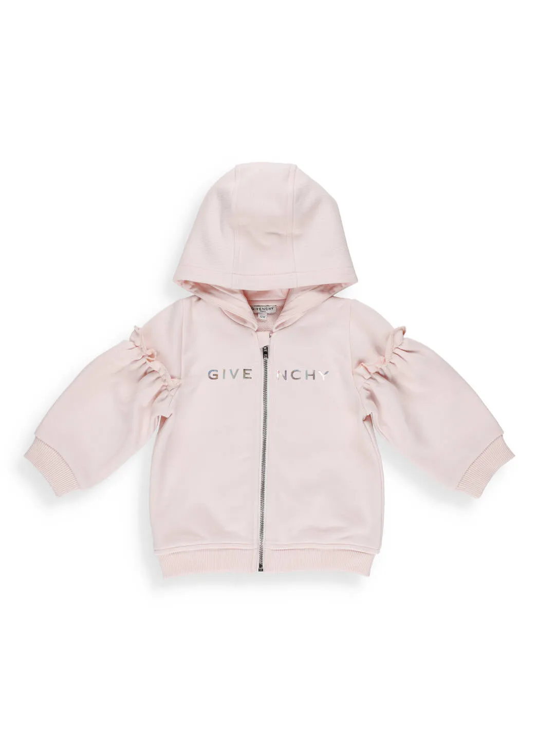 Givenchy Kids Frilled Zipped Sweatshirt