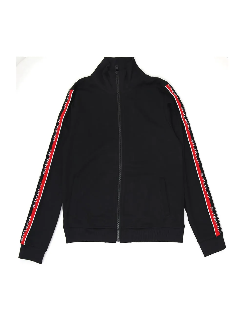 Givenchy Kids Logo Band Zipped Track Jacket