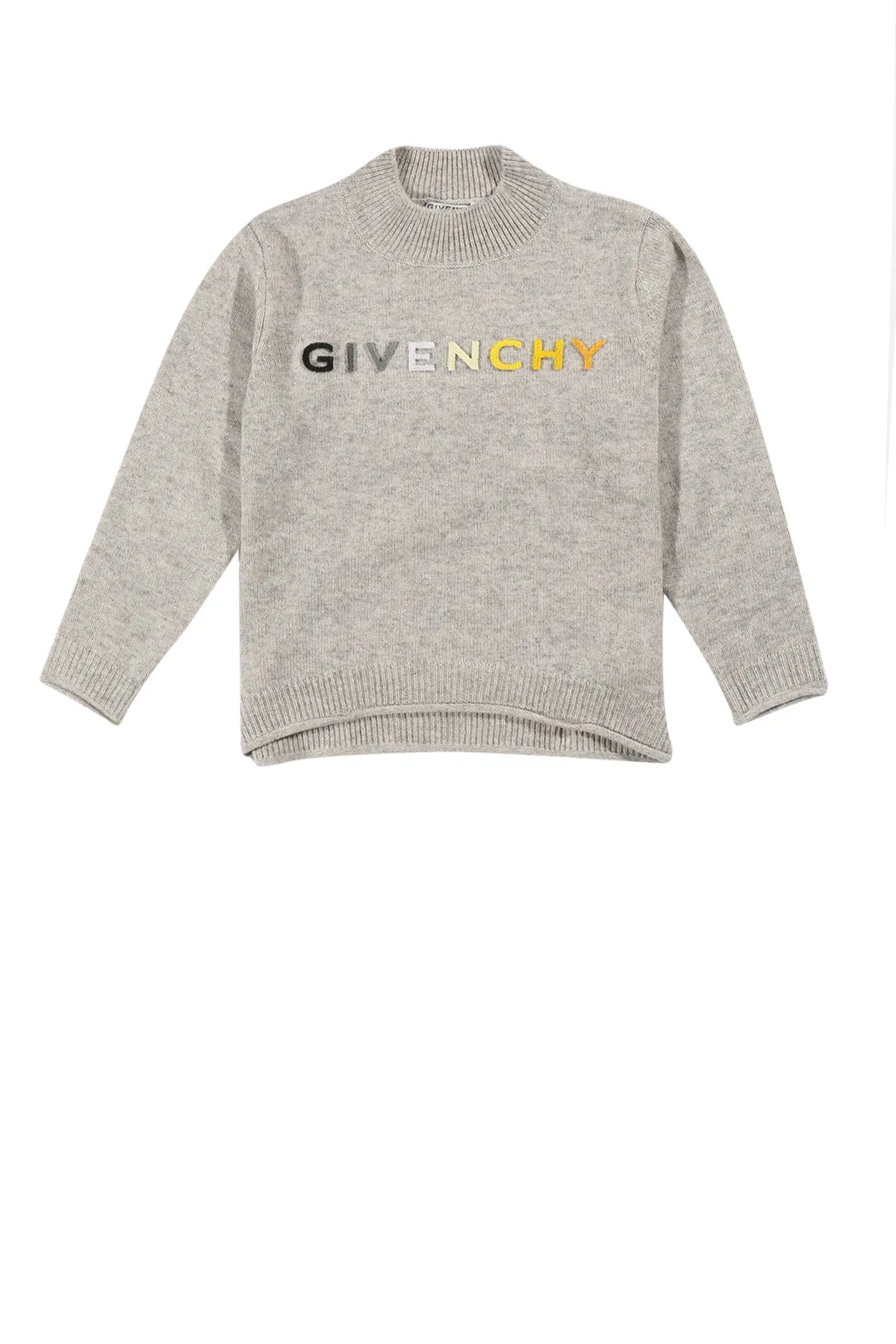 Givenchy Kids Logo Embroidered Crewneck Jumper