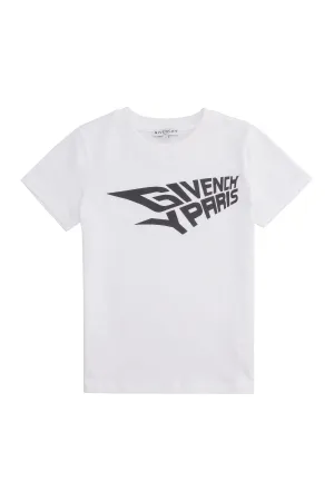 Givenchy Kids Logo Print Crewneck T-Shirt