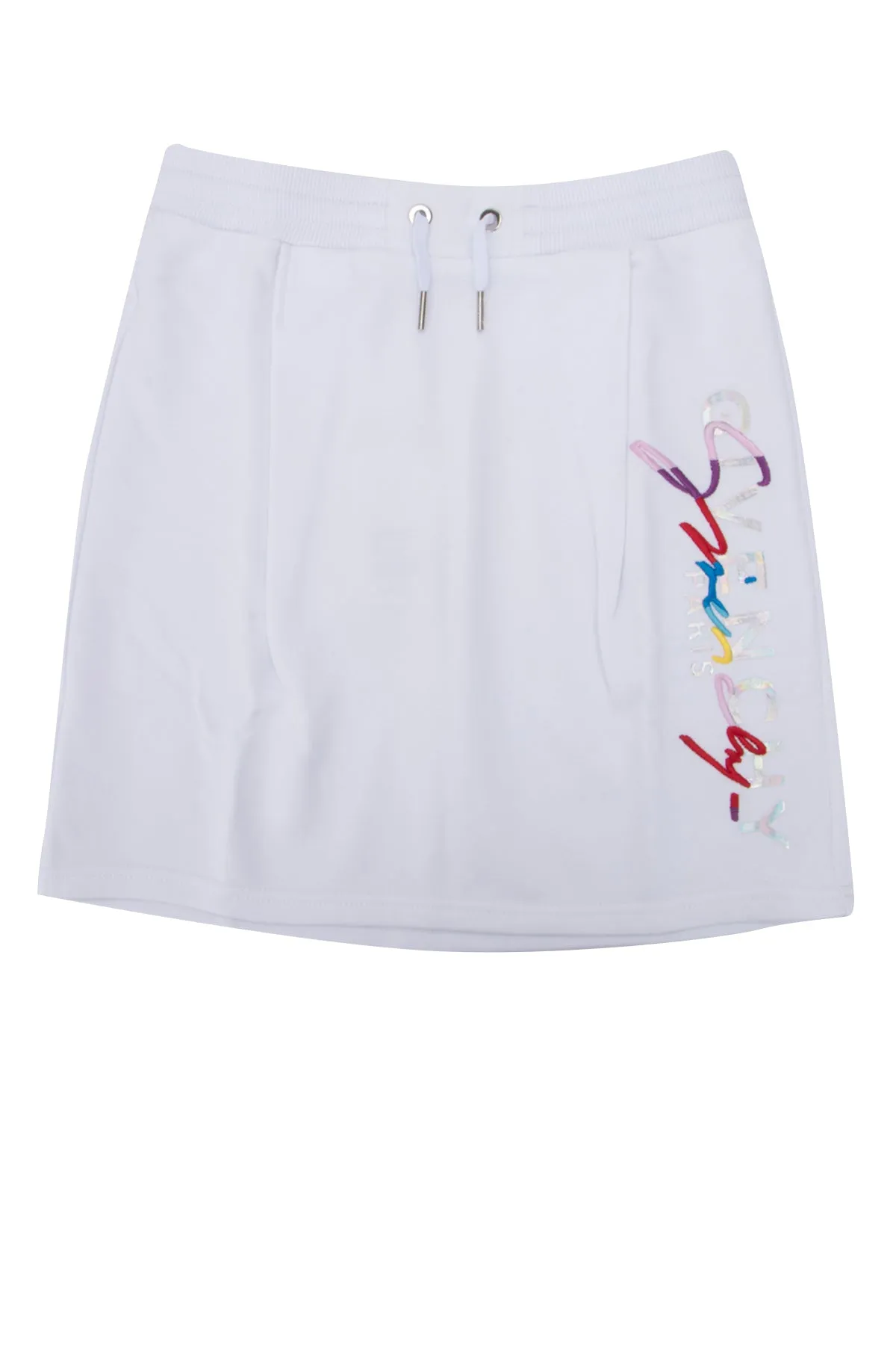 Givenchy Kids Logo Print Drawstring Skirt