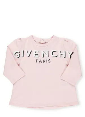 Givenchy Kids Logo Print Long-Sleeve T-Shirt