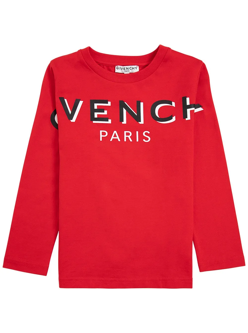 Givenchy Kids Logo Print Long-Sleeve T-Shirt