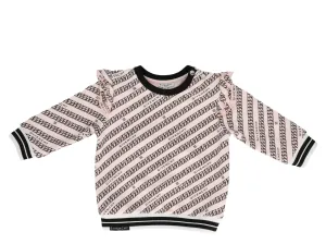 Givenchy Kids Logo Print Ruffled Sweatshirt