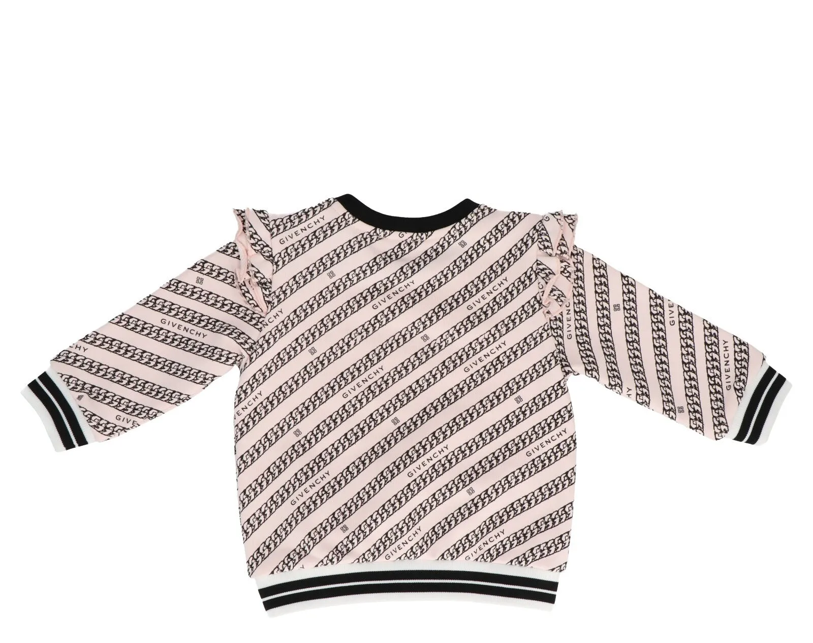 Givenchy Kids Logo Print Ruffled Sweatshirt