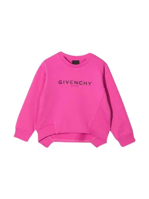 Givenchy Kids Logo Printed Crewneck Sweatshirt