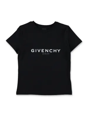 Givenchy Kids Logo Printed Crewneck T-Shirt