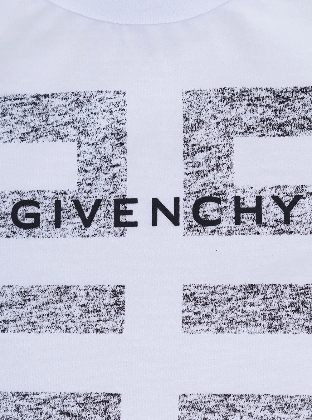 Givenchy Kids Logo Printed Crewneck T-Shirt