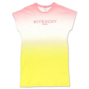 Givenchy Kids Logo Printed Gradient T-Shirt Dress