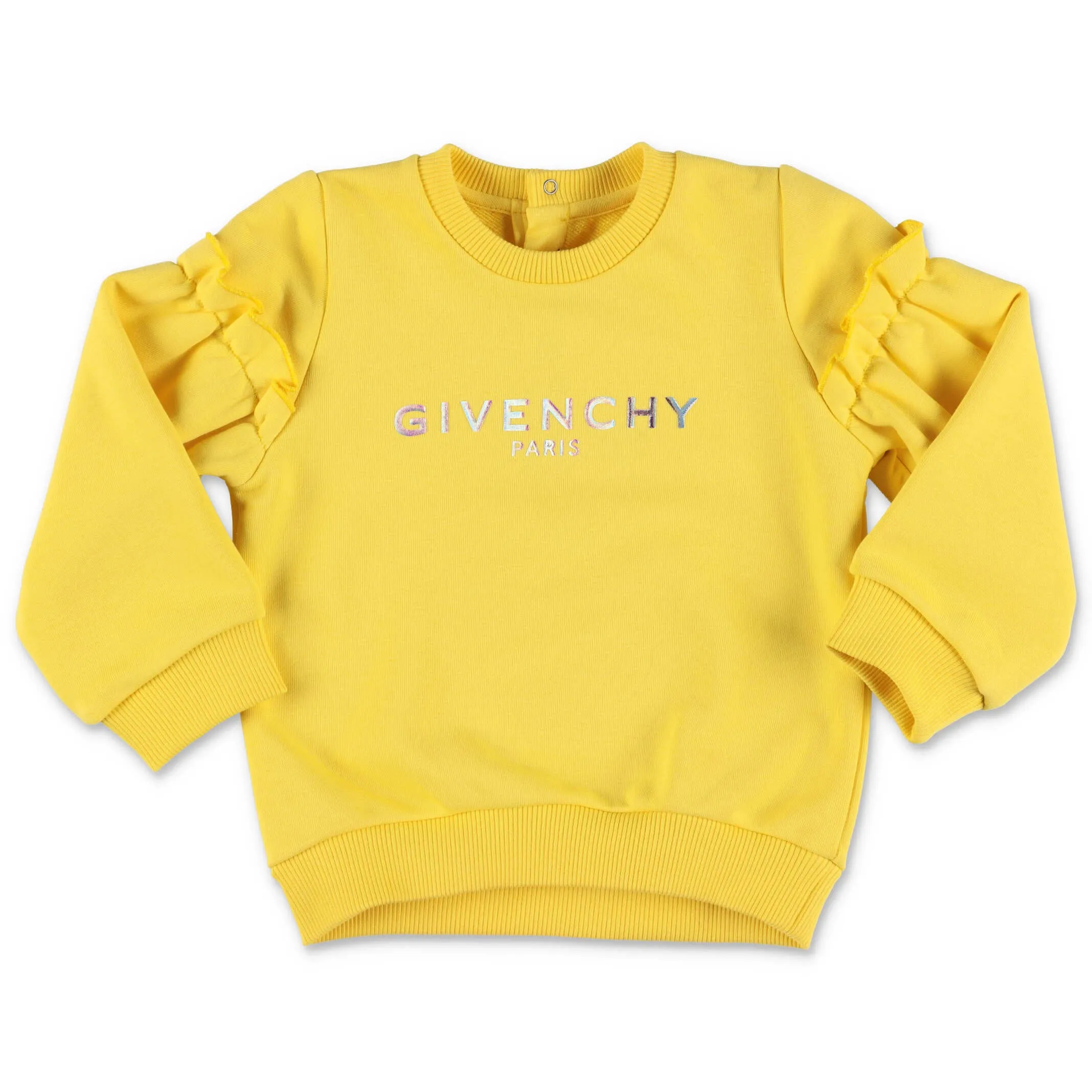 Givenchy Kids Logo Printed Ruffle Detail Sweatshirt