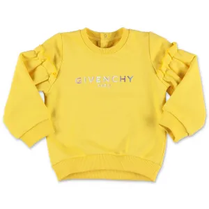 Givenchy Kids Logo Printed Ruffle Detail Sweatshirt