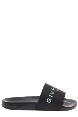 Givenchy Kids Logo Printed Slip-On Slides
