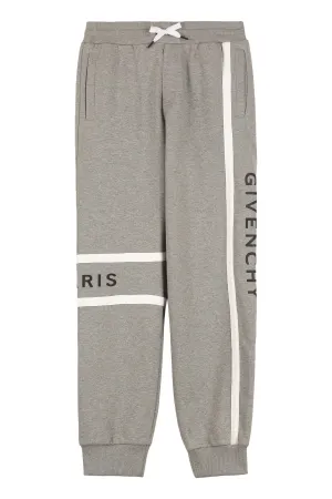Givenchy Kids Logo Tape Track Pants