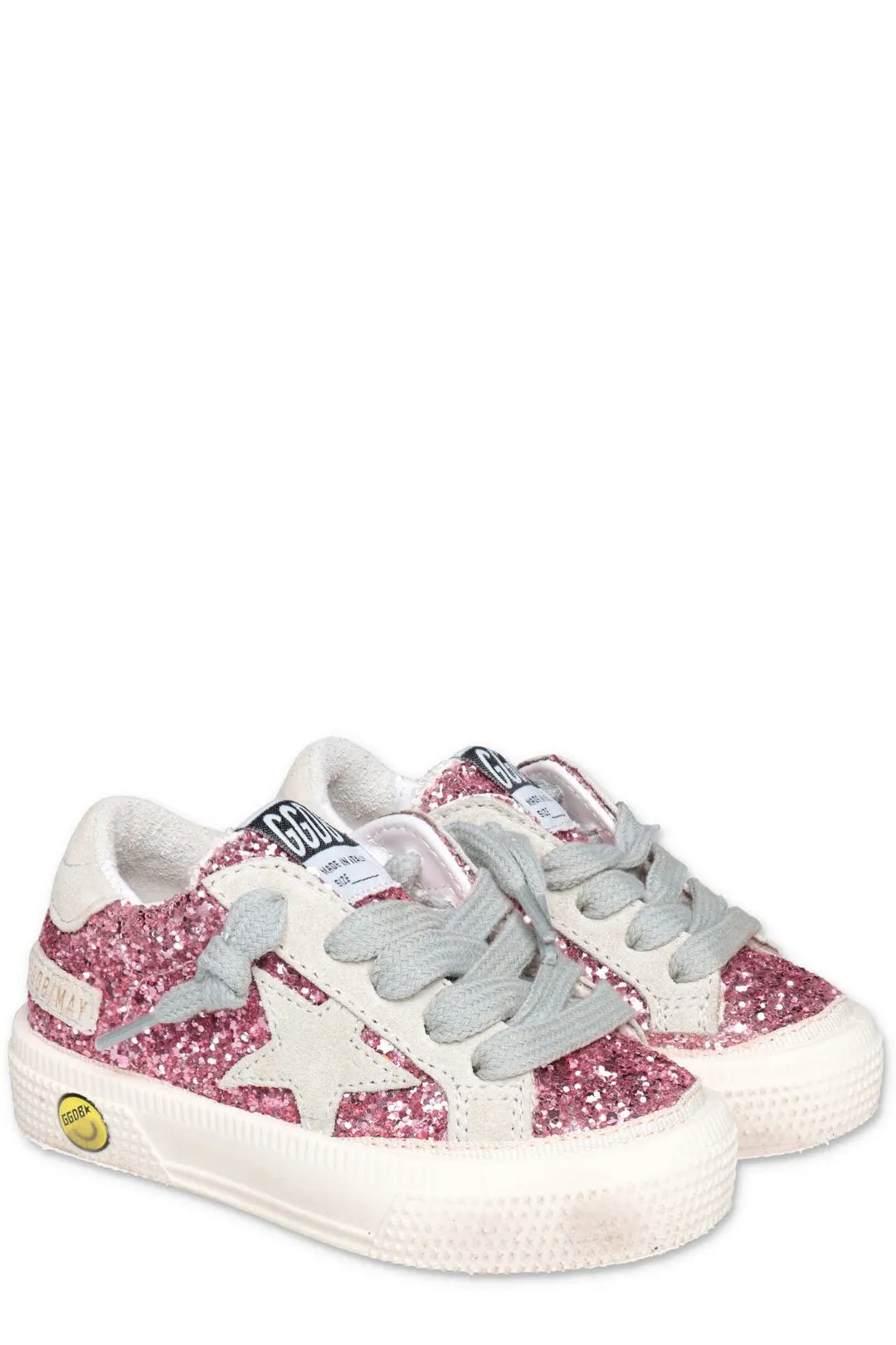 Golden Goose Kids Distressed Lace-Up Sneakers