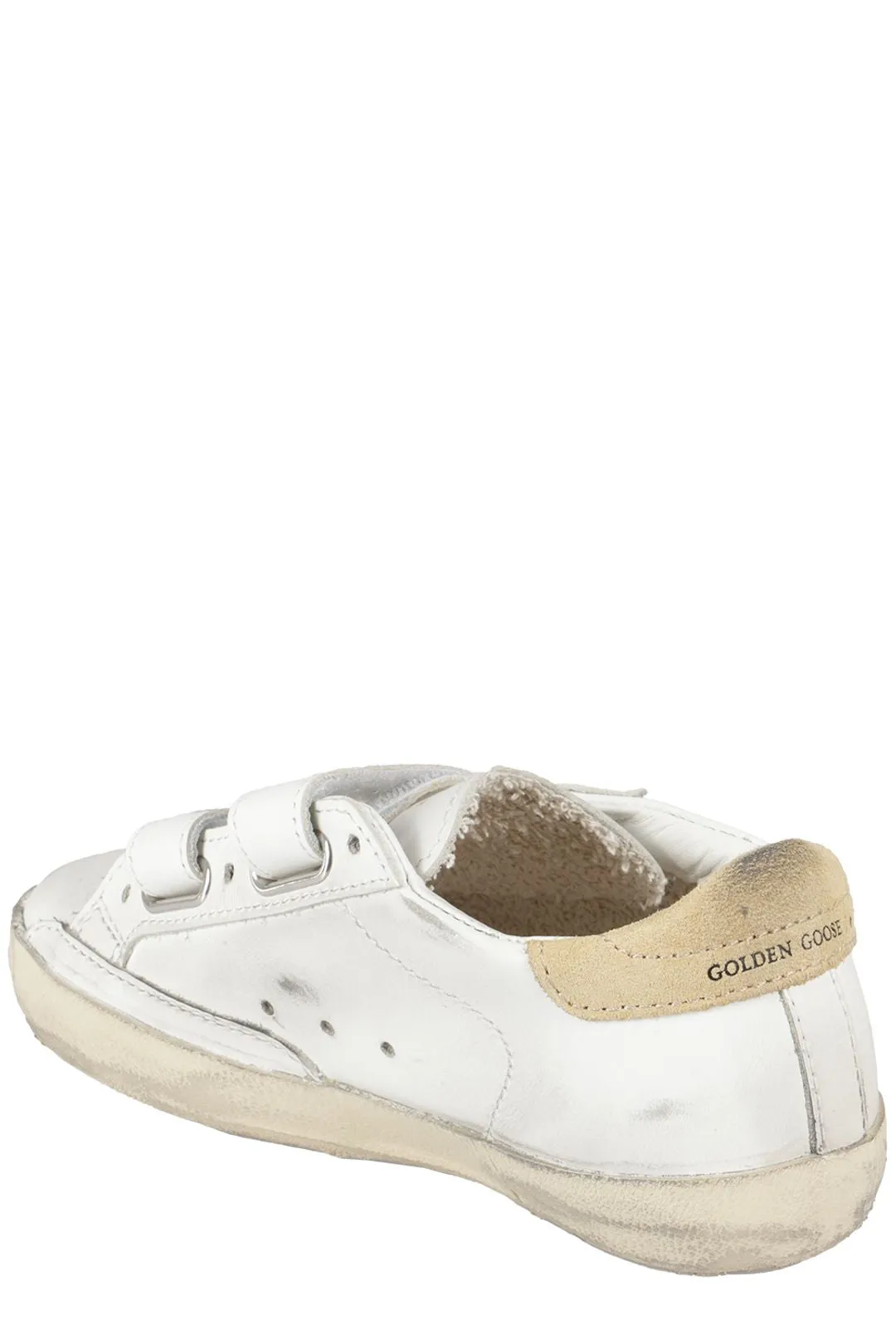 Golden Goose Kids Distressed Touch-Strap Sneakers