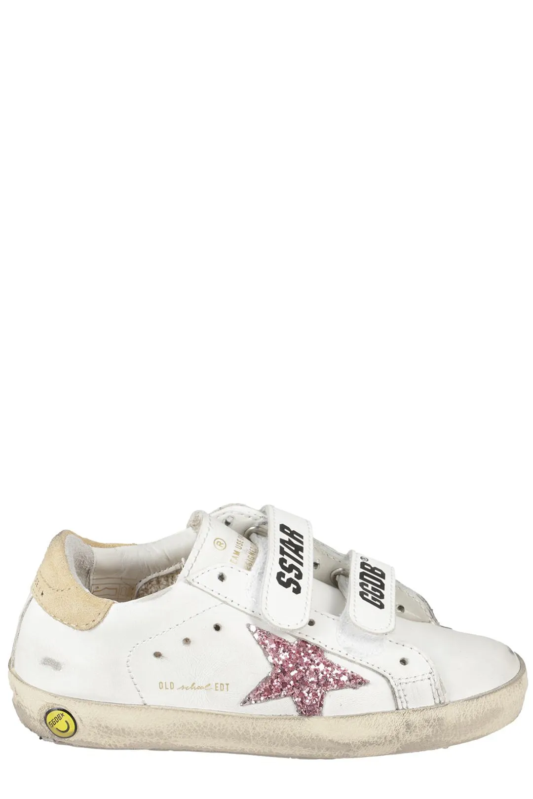 Golden Goose Kids Distressed Touch-Strap Sneakers