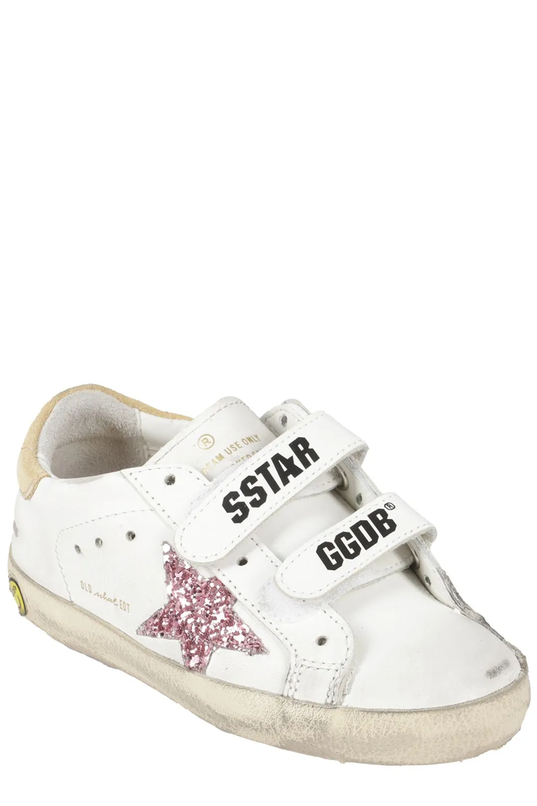 Golden Goose Kids Distressed Touch-Strap Sneakers