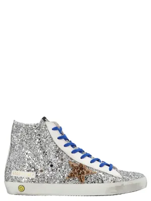 Golden Goose Kids Francy High-Top Glitter Sneakers