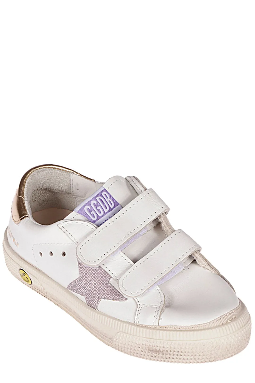 Golden Goose Kids May Velcro Strap Sneakers
