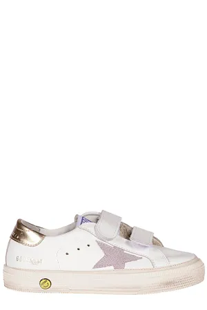 Golden Goose Kids May Velcro Strap Sneakers