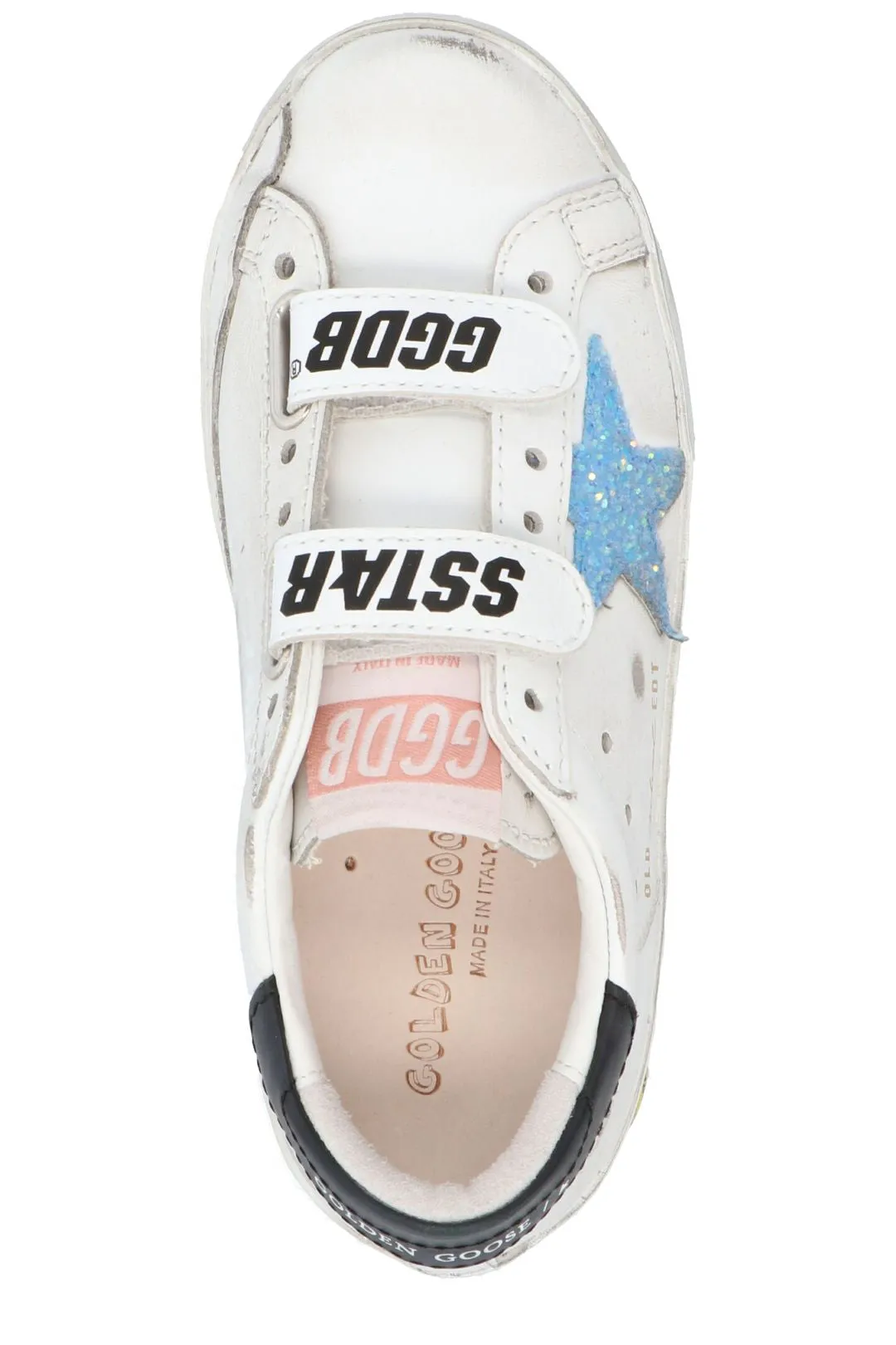 Golden Goose Kids Old School Velcro Strap Sneakers