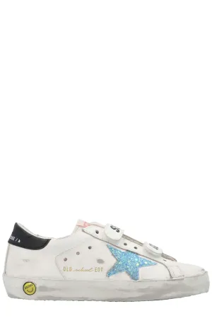 Golden Goose Kids Old School Velcro Strap Sneakers