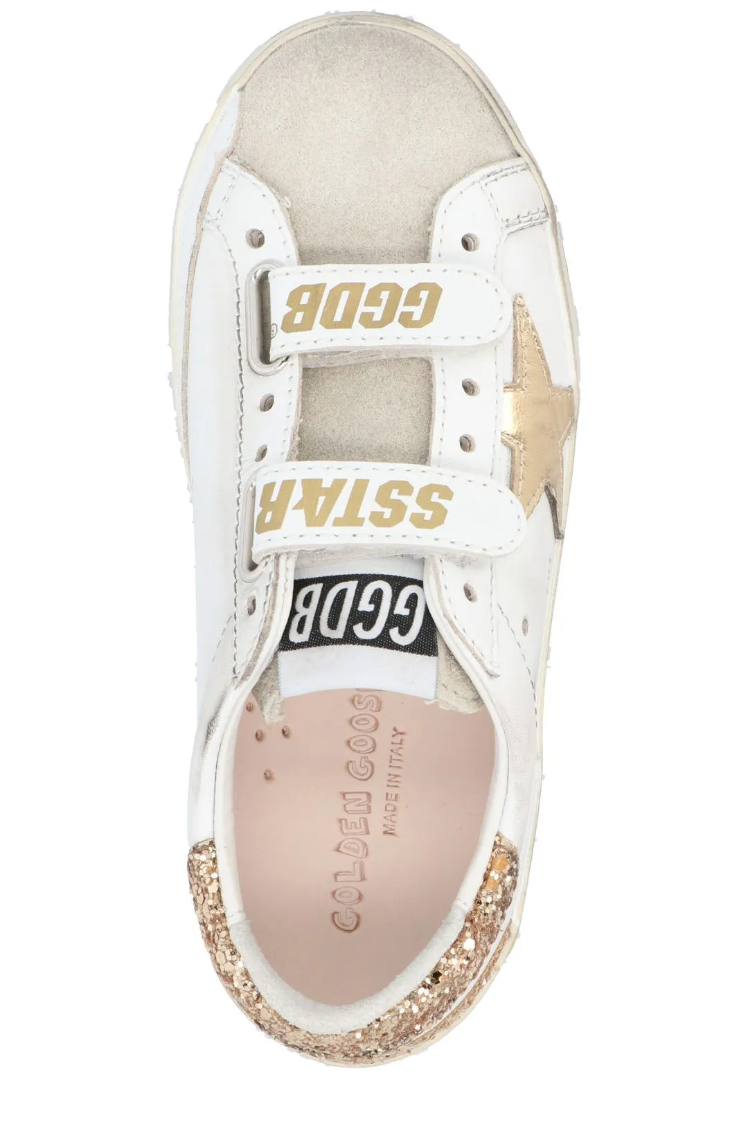 Golden Goose Kids Old School Velcro Strap Sneakers