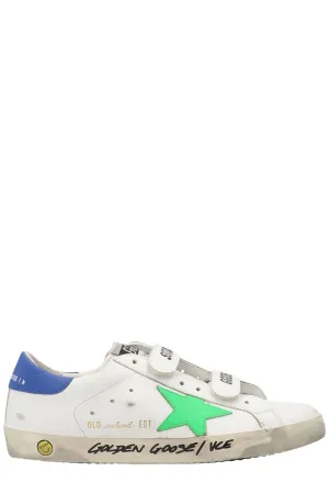 Golden Goose Kids Old School Velcro Strap Sneakers